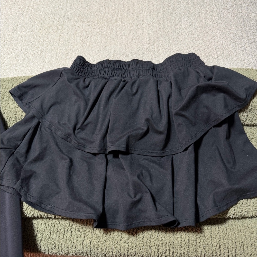 all in motion Black Elastic Waist Active Shorts